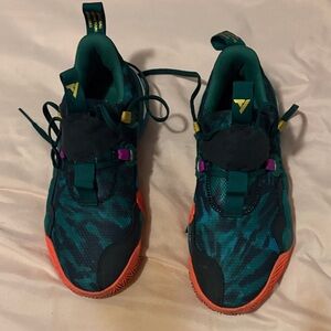 adidas Kids Sneakers in Teal and Orange